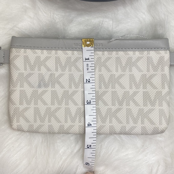 MICHAEL KORS Signature Belt Bag Grey/White (NWT) - Picture 3 of 6
